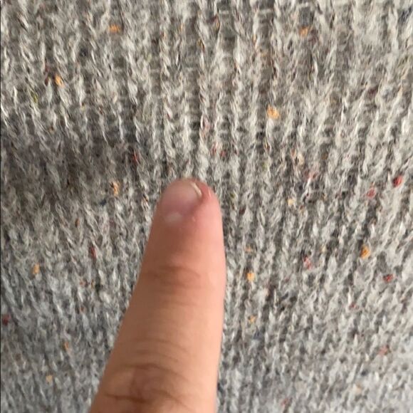 Aritzia Babaton Gray Alpaca Wool Blend Pullover Sweater Modern Boho - Picture 7 of 13
